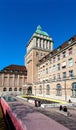 Main building of the University of Zurich. Vertical Royalty Free Stock Photo