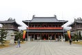 Main building of xuedousi temple, adobe rgb Royalty Free Stock Photo