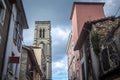 Eglise Saint Jean Baptiste Church in Bourgoin Jallieu, in Dauphine region, in Isere Departement, France.