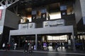 Main Central Gate of Kyoto Station in Kyoto, Japan Royalty Free Stock Photo