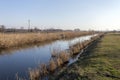 Main Channel of the Danube valley near Szabadszallas in Hungary