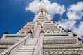 Main chedi of Wat Arun Temple of Dawn in Bangkok, Thailand