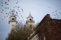 Main Church steeples of Colonia, Uruguay