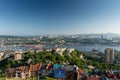 The main city of Primorsky region Rossi city port of Vladivostok. View of the port city of Vladivostok, the top of the Hill Royalty Free Stock Photo