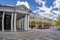 Main colonnade in the small west Bohemian spa town Marianske Lazne Marienbad - Czech Republic Royalty Free Stock Photo