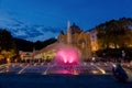 Main colonnade and singing fountain - Marianske Lazne - Marienbad - Czech Republic Royalty Free Stock Photo