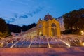 Main colonnade and singing fountain - Marianske Lazne - Marienbad - Czech Republic Royalty Free Stock Photo