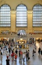 Main Concourse in NYC Grand Central Terminal, Manhattan, New York City.USA Royalty Free Stock Photo