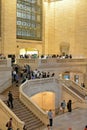 Main Concourse in NYC Grand Central Terminal, Manhattan, New York City.USA Royalty Free Stock Photo