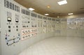 Main control board in a control operations room of the reactor of the Chernobyl Nuclear Power Plant