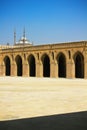 The Main Court of Ibn Tulun Mosque in Cairo Royalty Free Stock Photo