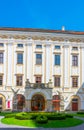 Main courtyard of the archbishopÃÂ´s palace in Kromeriz, Czech republic....IMAGE Royalty Free Stock Photo
