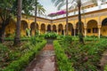 Main Courtyard at Las Duenas Palace (Palacio de las Duenas) - Seville, Andalusia, Spain