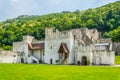 The main courtyard of the royal palace in Visegrad, Hungary...IMAGE Royalty Free Stock Photo