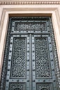 The main door at St. George's Hall Royalty Free Stock Photo