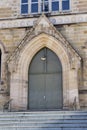 Main door to St mary`s church in Ipswich Royalty Free Stock Photo