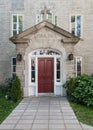 Main Door to Ursulines Monastery of Quebec Royalty Free Stock Photo