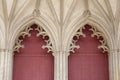 Main Door of Winchester Cathedral Church, England Royalty Free Stock Photo