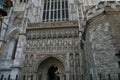 Main gate to Westminster Abbey, London, England Royalty Free Stock Photo