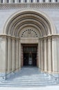 The main doorway of Saints Peter and Paul Church - San Francisco Royalty Free Stock Photo