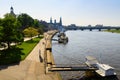 Dresden waterfront - Elbe river