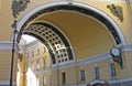 Main entrance arch to palatial square of St. Peter