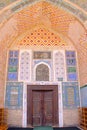 The main entrance of Bolo Haouz Mosque in Bukhara