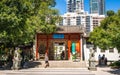 Main entrance of the Chinese garden of friendship with people in Sydney Australia Royalty Free Stock Photo