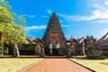 Main entrance of country temple in Bali,Indonesia. Royalty Free Stock Photo