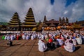 Main entrance of country temple in Bali Royalty Free Stock Photo