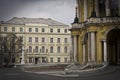 The main entrance in Croatian national theatre in Zagreb