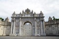 Main entrance door of dolmabahce palace in Istanbul, Turkey. Royalty Free Stock Photo