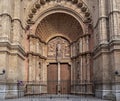facade of the Cathedral of Palma de Mallorca, Spain