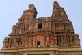 Main entrance gopuram or gate. Vitthal Temple, Hampi, Vijayanagar , UNESCO World Heritage site, Karnataka