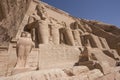 FaÃÂ§ade Great Temple of Ramses II in Abu Simbel, Egypt