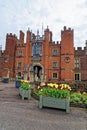 Main entrance of Hampton Court Palace - Richmond upon Thames UK