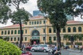 Main entrance of Ho Chi Minh City Post Office, also known as the Saigon Central Post Office, Vietnam