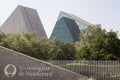 Main entrance of the Instituto TecnolÃÂ³gico y de Estudios Superiores of Monterrey in Monterrey, Nuevo Leon, Mexico.