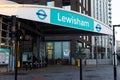 Lewisham train station in London