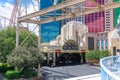 Main entrance of New York-New York Hotel and Casino, Las Vegas Strip in Paradise, Nevada, United States Royalty Free Stock Photo