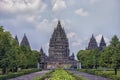 Prambanan temple in Java, Indonesia Royalty Free Stock Photo