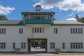 The main entrance of the Sachsenhausen Concentration Camp Memorial and Museum, Oranienburg, Germany. Royalty Free Stock Photo