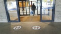 Main entrance of the Santiago University Clinical Hospital CHUS