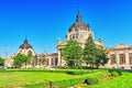 Main Entrance of Szechenyi Baths, Hungarian thermal bath comple Royalty Free Stock Photo