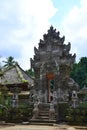Main entrance Temple most beautiful architecture in Bali Royalty Free Stock Photo