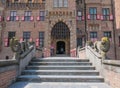 Main entrance to Castle De Haar, The Netherlands