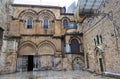 Main entrance to the Church of the Holy Sepulchre