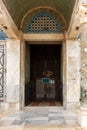 The main  entrance to the Dome of the Rock mosque on the Temple Mount in the Old Town of Jerusalem in Israel Royalty Free Stock Photo