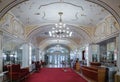 Main entrance to the famous Operetta Theater in Budapest, Hungary