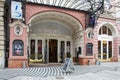 Main entrance to the famous Operetta Theater in Budapest, Hungary Royalty Free Stock Photo